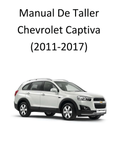 [TM] chevrolet manual de taller chevrolet captiva 2011 al 2017