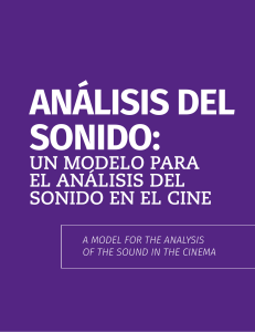 An&aacute;lisis del Sonido en el Cine: Un Modelo