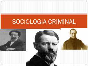 SOCIOLOGIA CRIMINAL