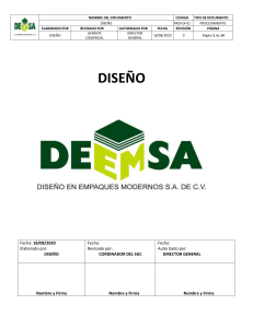 PROCEDIMIENTO DISEÑO PR-DI-01