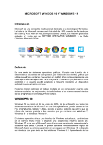 Windows 10 y 11