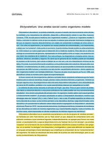  Dictyostelium Una ameba social como organismo mode