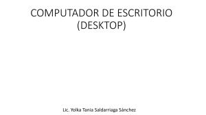 COMPUTADOR DE ESCRITORIO
