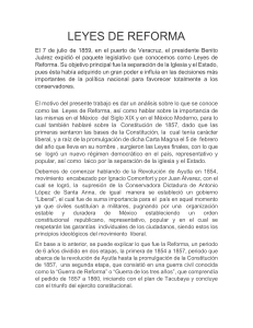 LEYES DE REFORMA 2