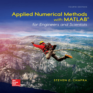 Chapra- Applied Numerical Methods with MATLAB for Engineers and Scientists