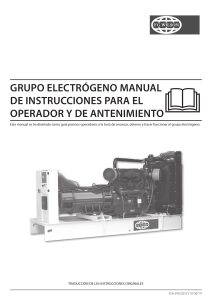 Grupo Electrogeno Manual de Instrucciones