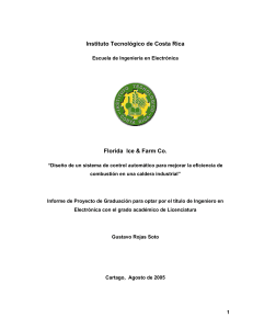 Diseño de un sistema de control automático para mejorar la eficiencia de combustión de una caldera industrial