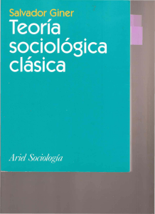 Teoria Sociolagica Clasica Salvador Giner