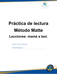 Práctica de lectura completo matte evaluar