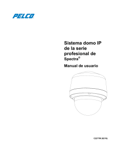 Spectra-Professional-Series-IP-Dome-System-User-Manual-Spanish