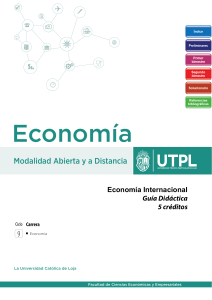 Guía didáctica Economia Internacional