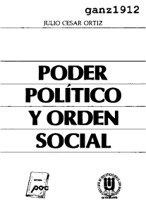 ORTÍZ, JULIO CÉSAR - Poder Político y Orden Social (OCR) [por Ganz1912]