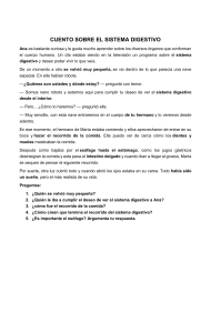 Cuento del Sistema Digestivo para Niños