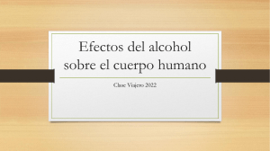 Efectos del alcohol sobre el cuerpo humano