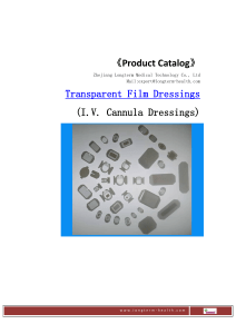 Zhejiang Longterm Medical Technology Co., Ltd.  --iv dressing catalog