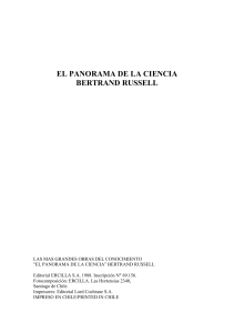 Russell Bertrand-Panorama De Ciencia Completo 1988