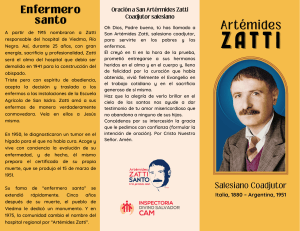 Tríptico Artémides Zatti