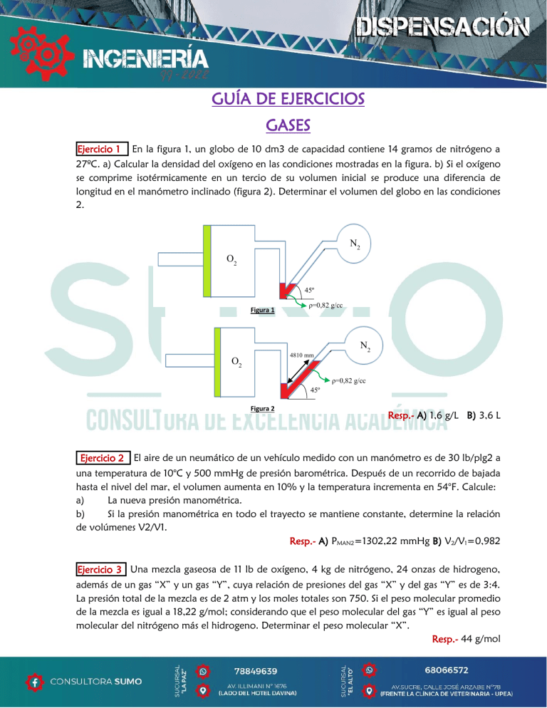 Ejercicios De Gases 4406