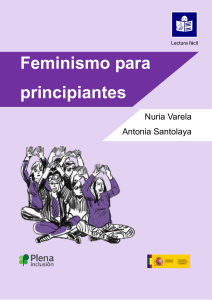 01. Feminismo para principiantes autor Nuria Várela y Antonia Santolaya