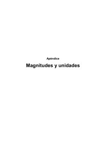 Magnitudes y unidades