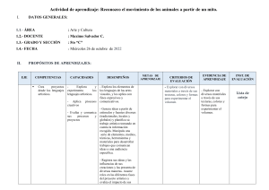 RECONOZCO EL MOVIMIENTO DE LOS ANIMALES A PARTIR DE UN MITO.