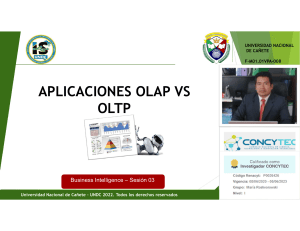 03 Sesion  APLICACIONES OLAP VS OLTP