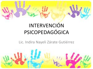 INTERVENCION PSICOPEDAGOGICA UNITEC