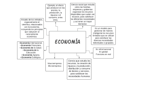 Cartografía sobre la Economía  