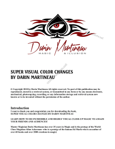 Darin Martineau - Super Visual Color Changes [FS]
