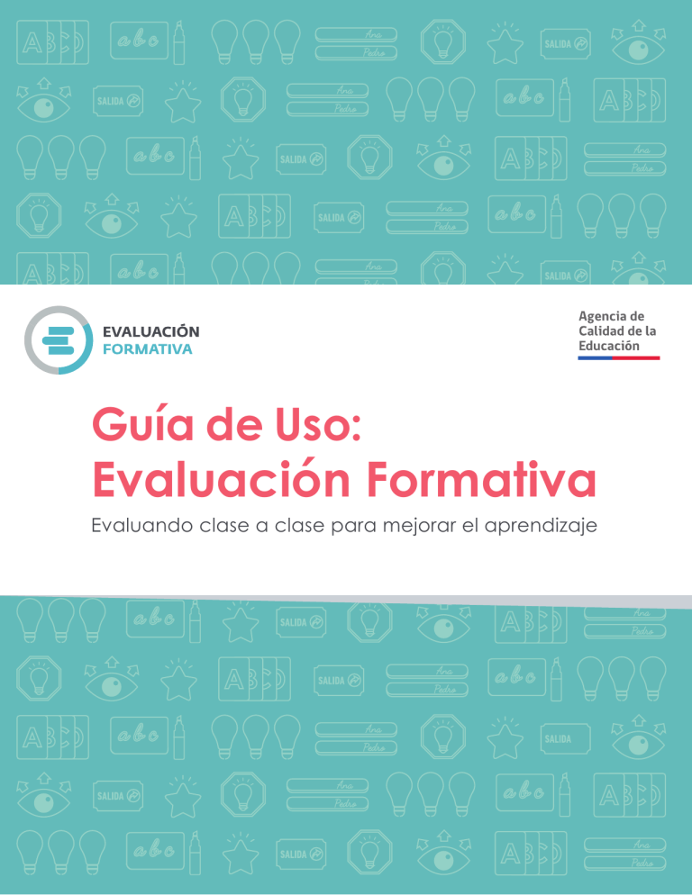 Evaluación Formativa Guía De Uso