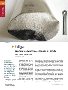 Fatiga - Cuando los materiales llegan al limite - Revista MetalActual