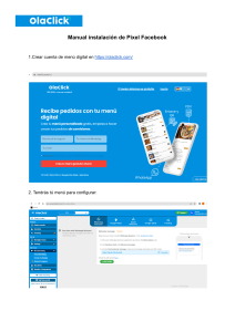 Manual Instalación de Pixel Facebook (ES)