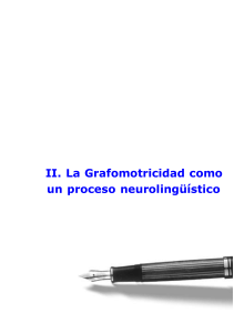 DOCUMENTO .Grafomotricidad Como Un Proceso Neurolingüístico