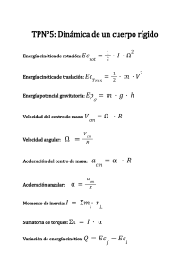Fórmulas Física I (1)
