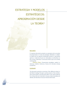 04. Estrategia y modelos estratégicos. aproximación desde la teoría autor María Bibiana Pulido Riveros