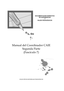 Manual del coordinador de CAIEs - Grupo Memoria Docente y ...