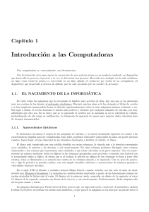 01. Introducción a las Computadoras Autor Universidad Nacional de San Luis