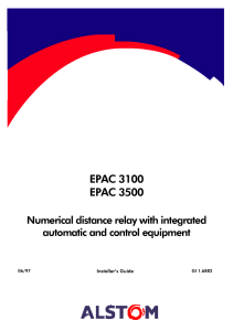 epac 3100 relay user manual
