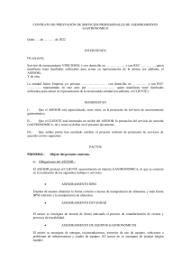 CONTRATO DE PRESTACION DE SERVICIOS PROF