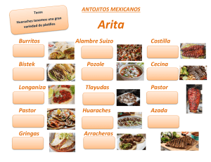 ANTOJITOS MEXICANOS