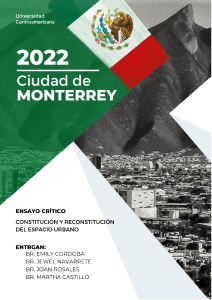 Ensayo crítico sobre la constitución y reconstitución del espacio urbano de la ciudad de Monterrey, México (1)