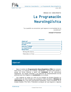 04. La Programación Neurolingüística (Artículo) autor Fundació Factor Humà