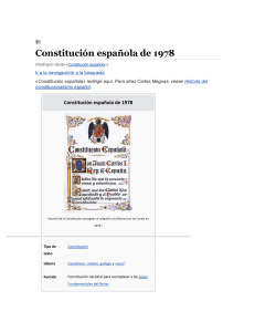 Constitución española de 1978