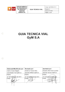 GUIA TECNICA  VIAL GyM Rev. 02 - Copia No Controlada