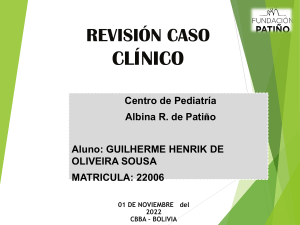 CASO CLINICO Pediatria neumonia GH