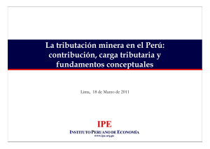 presentacion-tributacion-minera en el Peru
