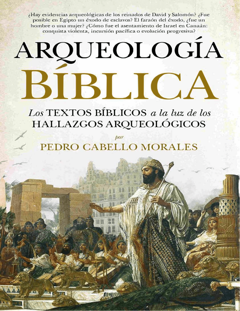 Arqueología Bíblica. Los Textos Bíblicos A La Luz De Los Hallazgos ...