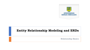 2.3 Entity Relationship Modeling and ERDs