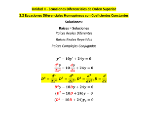 Clase Ecuaciones Diferenciales 02-03-2022