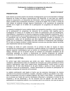 Irarrazaval, I. (2005), “Participación ciudadana en programas de